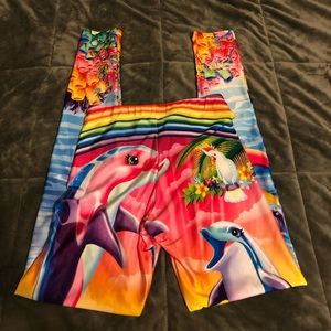 Pants & Jumpsuits - Lisa frank yoga pants size small (2-4) Pants & Jumpsuits - Lisa frank yoga pants size small (2-4)